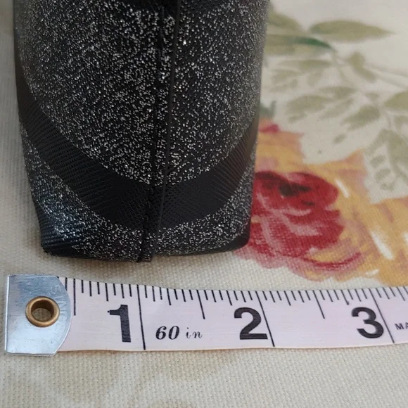 Kate Spade Haven Lane Ramey Leather Black Glitter Stripe Crossbody Bag NWT - Picture 12 of 15